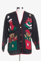 Black Ugly Christmas Cardigan 45330