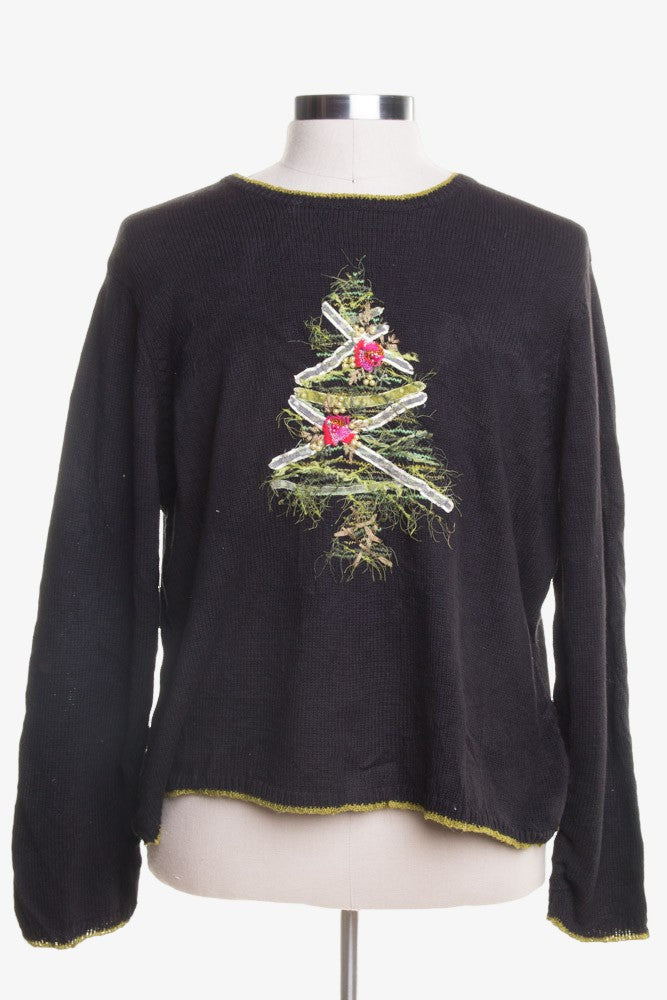 Black Ugly Christmas Pullover 45475