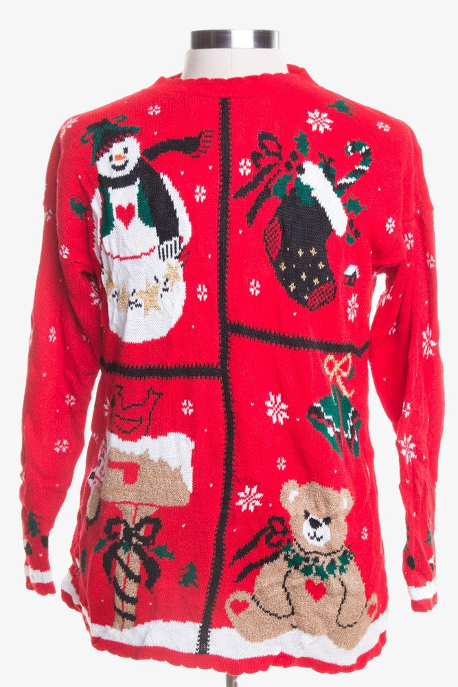 Red Ugly Christmas Pullover 45544