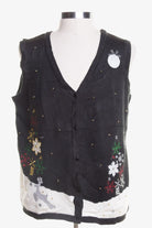 Black Ugly Christmas Vest 45547