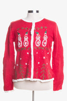 Red Ugly Christmas Cardigan 45559