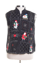 Black Ugly Christmas Vest 45656