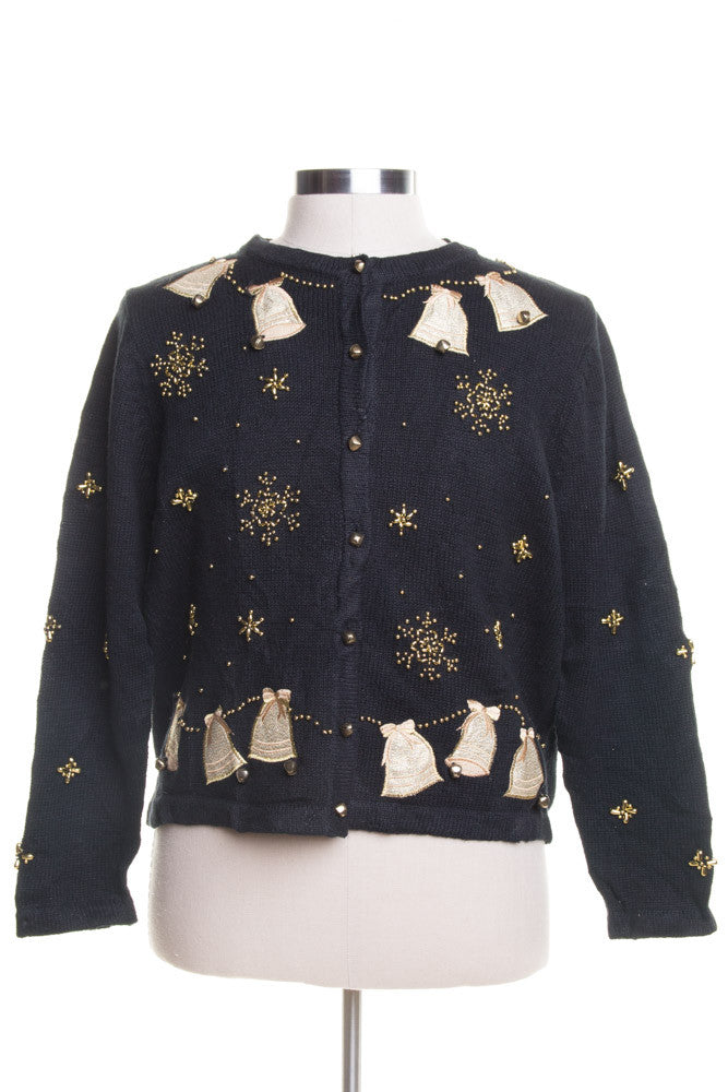 Black Ugly Christmas Cardigan 45725