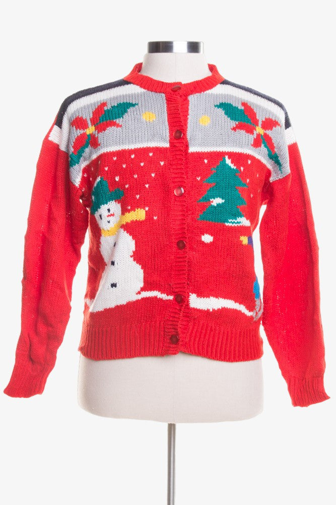 Red Ugly Christmas Cardigan 45763