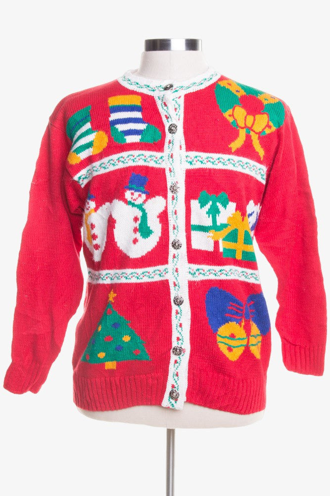 Red Ugly Christmas Cardigan 45802