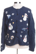 Blue Ugly Christmas Cardigan 45882