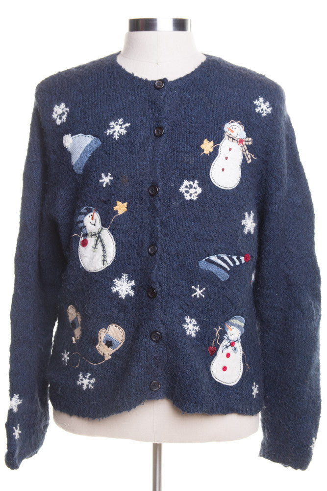 Blue Ugly Christmas Cardigan 45882