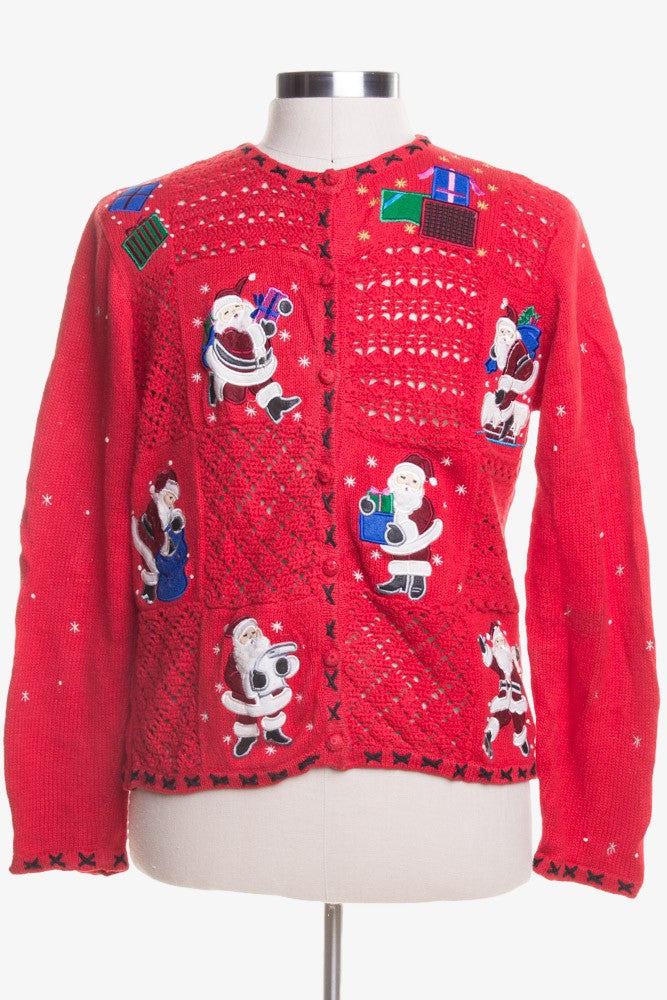 Red Ugly Christmas Cardigan 46036