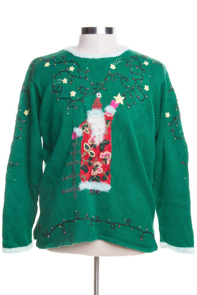 Green Ugly Christmas Pullover 46082