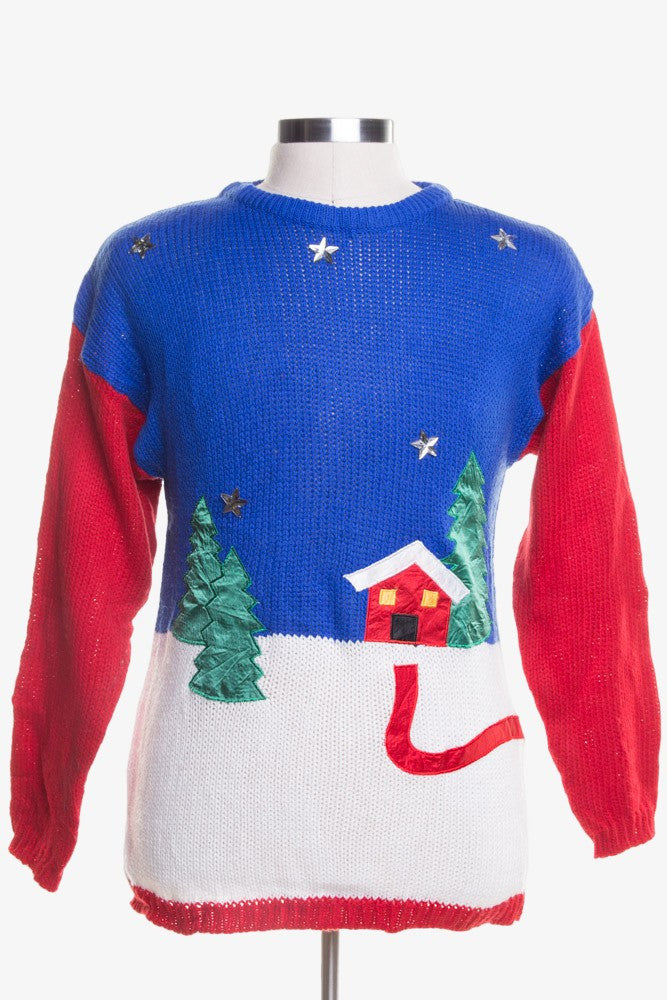 Multicolor Ugly Christmas Pullover 46087