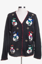 Black Ugly Christmas Cardigan 46115
