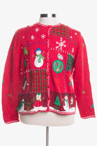 Red Ugly Christmas Cardigan 46120