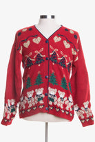 Red Ugly Christmas Cardigan 46139