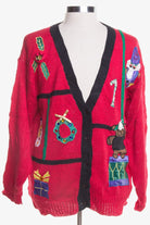 Red Ugly Christmas Cardigan 46177