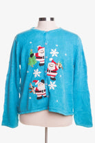 Blue Ugly Christmas Cardigan 46253