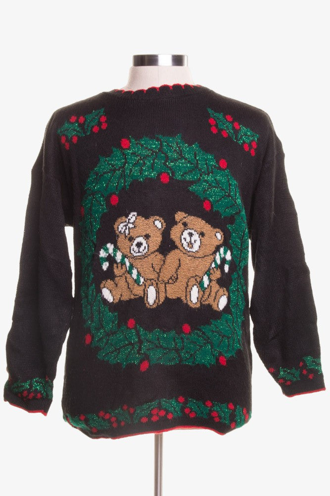 Black Ugly Christmas Pullover 46401
