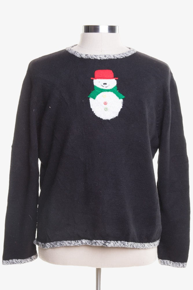 Black Ugly Christmas Pullover 46604