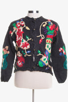 Black Ugly Christmas Cardigan 46767