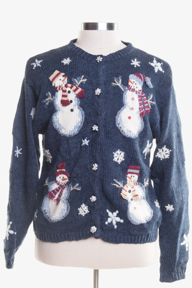 Blue Ugly Christmas Cardigan 46838