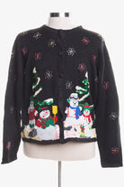 Black Ugly Christmas Cardigan 47022