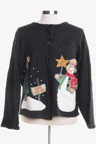 Black Ugly Christmas Cardigan 47125