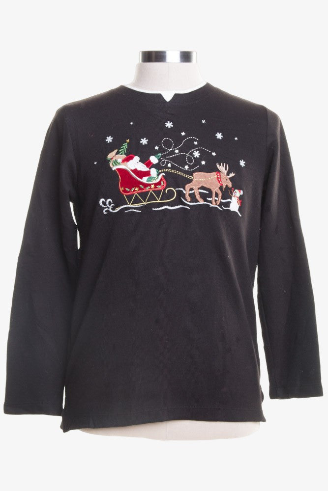 Black Ugly Christmas Pullover 47161
