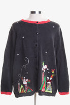 Black Ugly Christmas Cardigan 47177