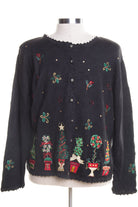 Black Ugly Christmas Cardigan 47316
