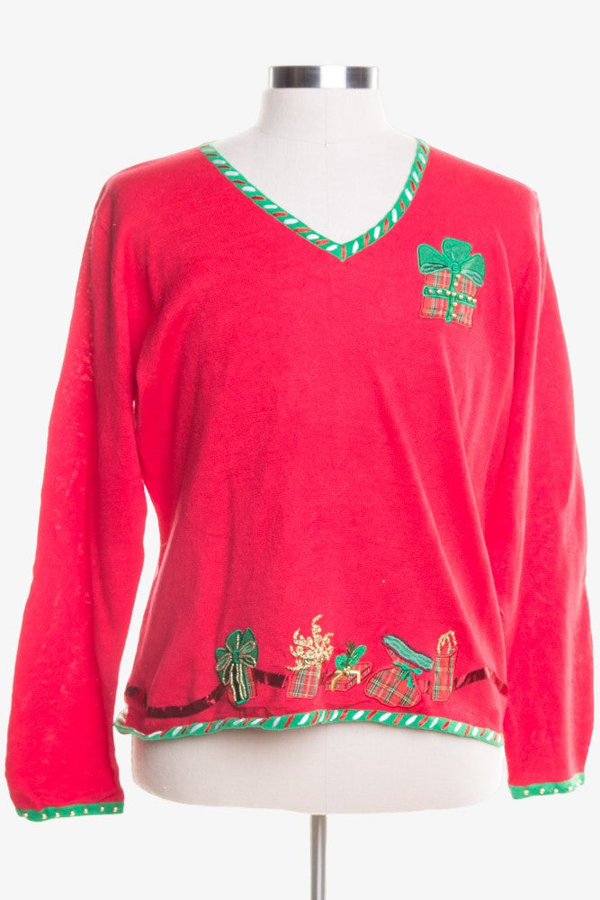 Red Ugly Christmas Pullover 47772