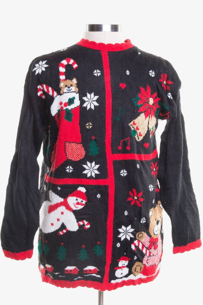Black Ugly Christmas Pullover 47898