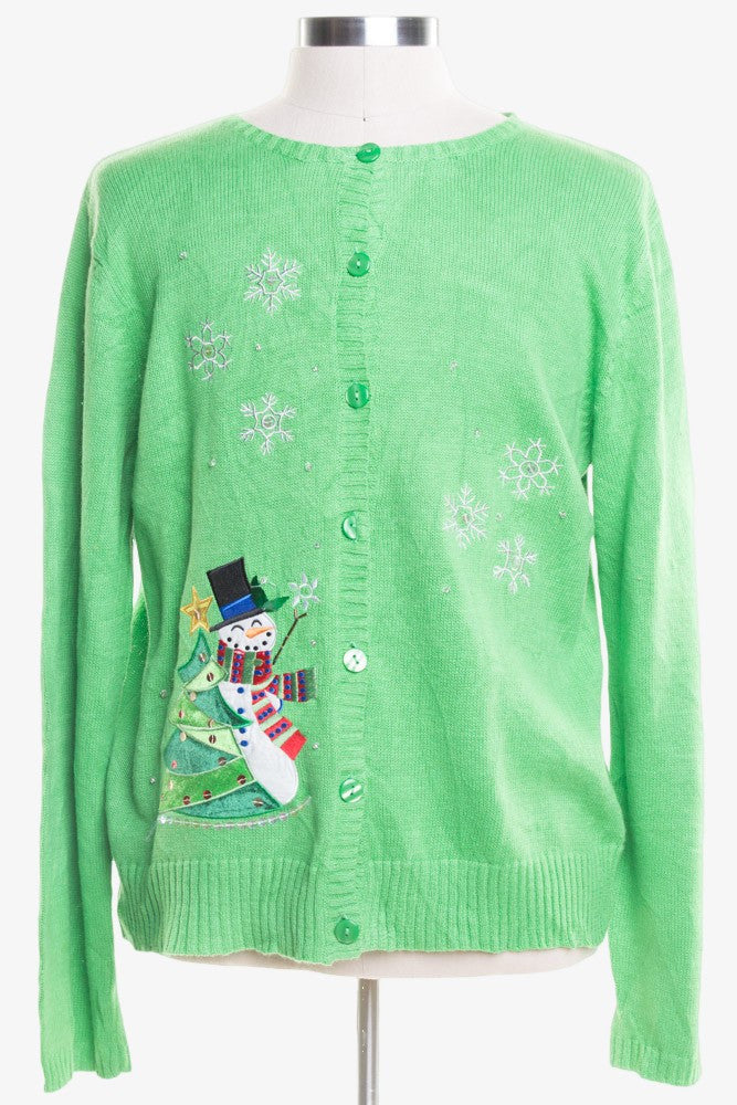 Green Ugly Christmas Cardigan 47989