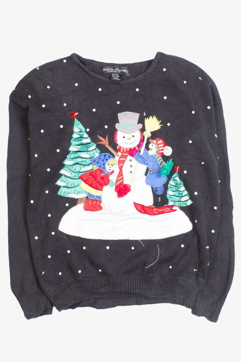 Black Ugly Christmas Pullover 49886