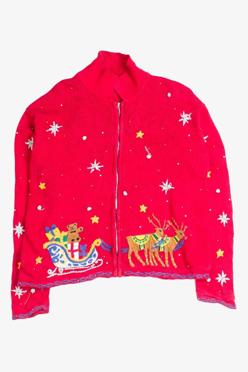 Red Ugly Christmas Cardigan 49920