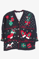 Black Ugly Christmas Cardigan 50142