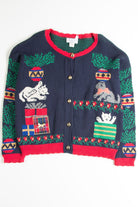 Blue Ugly Christmas Cardigan 50207