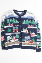 Blue Ugly Christmas Cardigan 50275