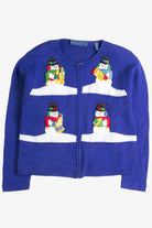 Blue Ugly Christmas Cardigan 50285