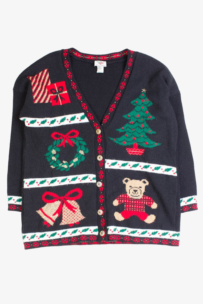 Black Ugly Christmas Cardigan 50298