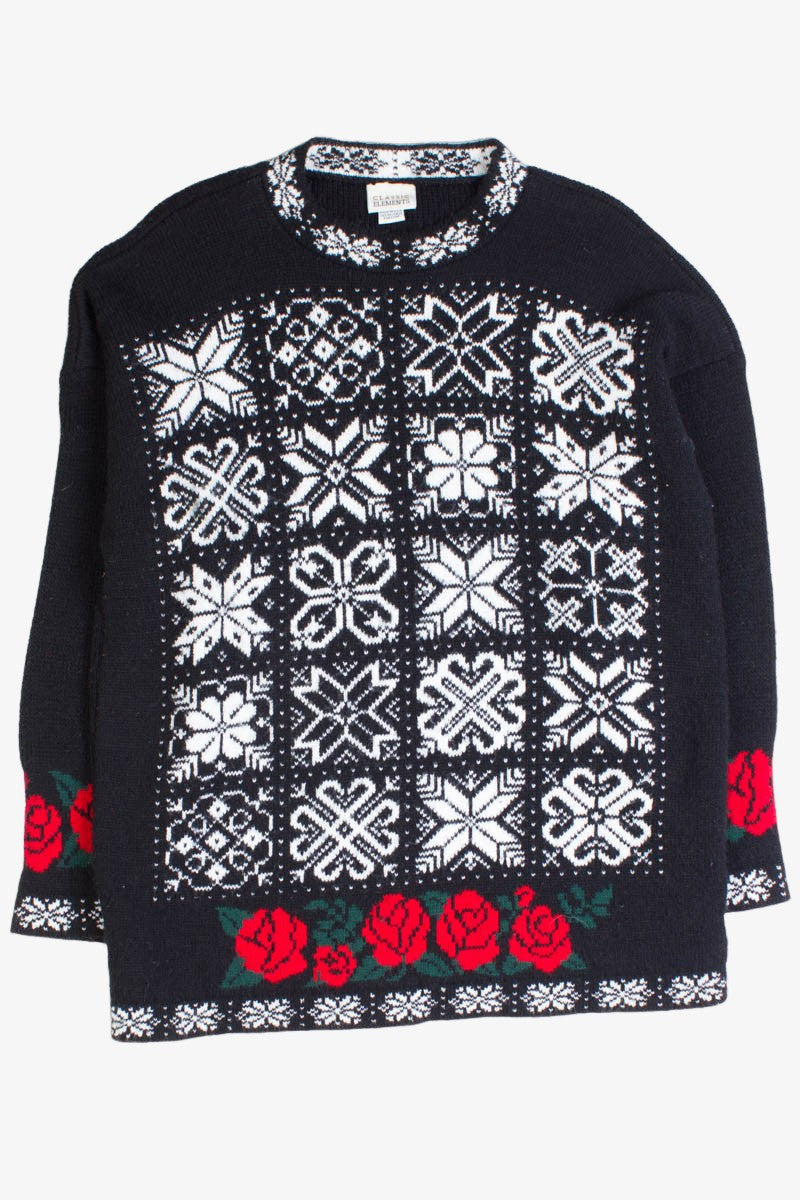 Black Ugly Christmas Pullover 50321