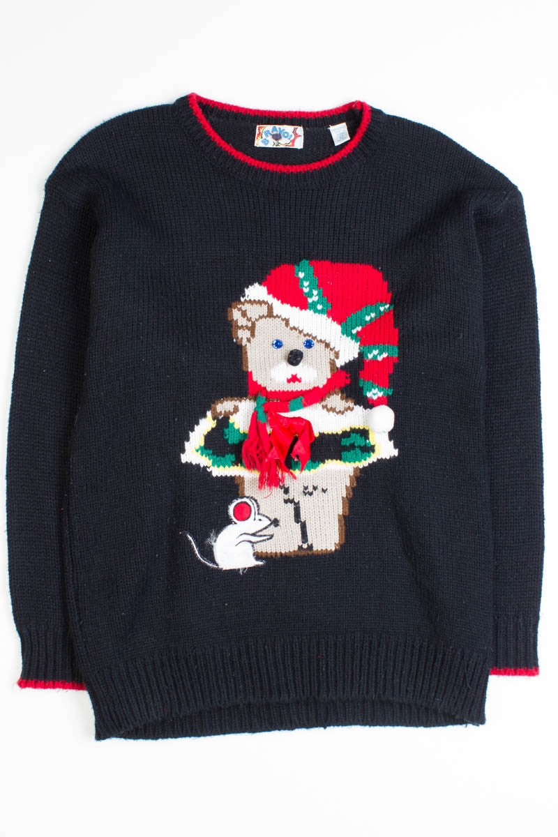 Black Ugly Christmas Pullover 50328