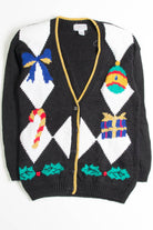 Black Ugly Christmas Cardigan 50340