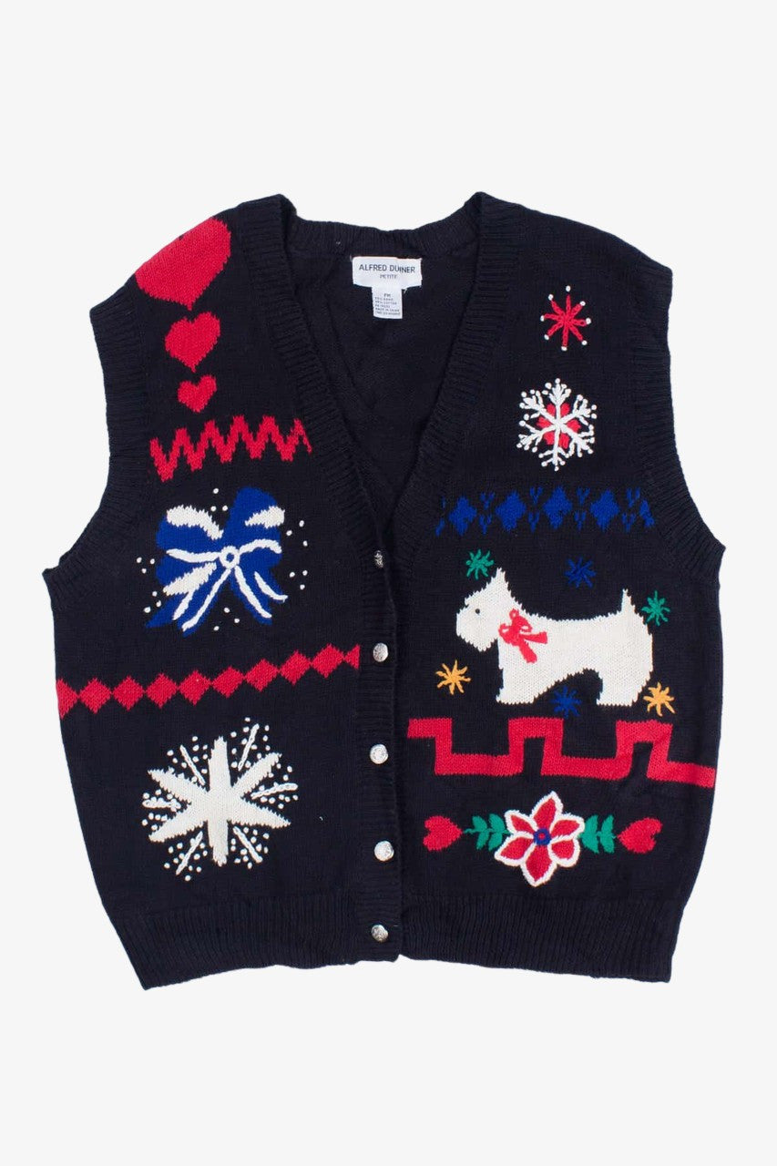 Black Ugly Christmas Vest 55162