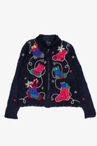 Black Ugly Christmas Cardigan 55167