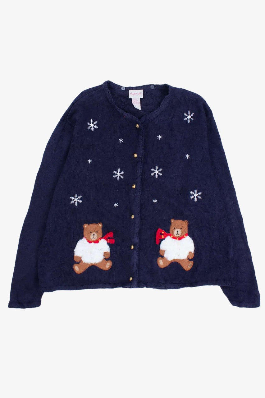 Blue Ugly Christmas Cardigan 55174