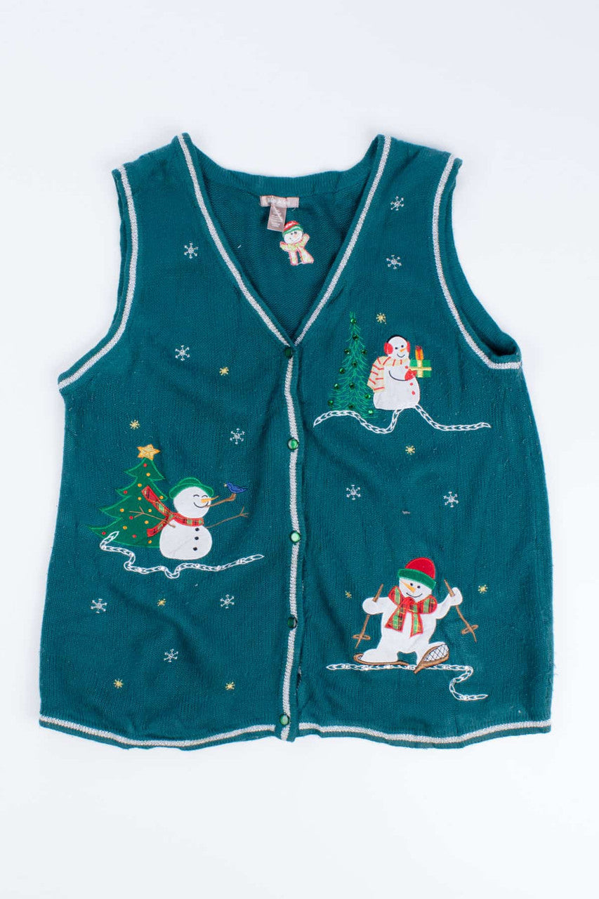 Green Ugly Christmas Vest 55176