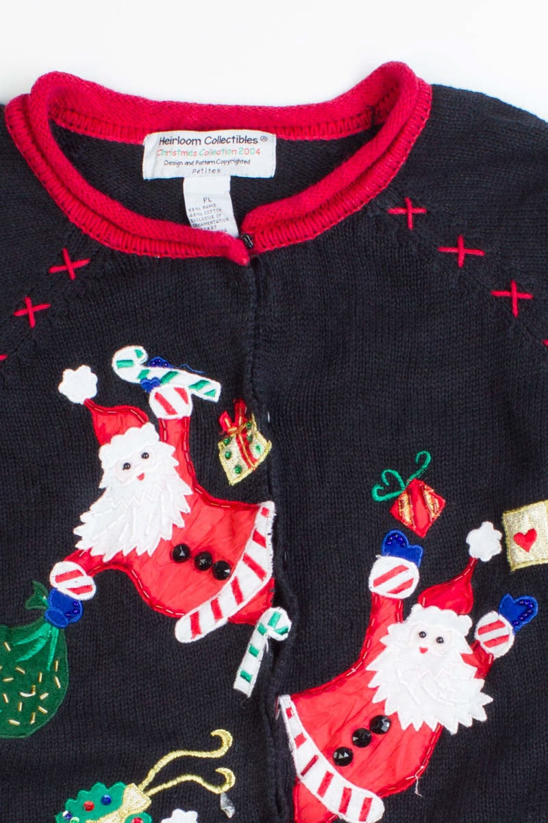 Black Ugly Christmas Cardigan 49864