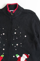 Black Ugly Christmas Cardigan 49888
