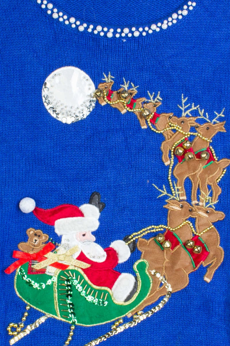 Blue Ugly Christmas Pullover 50013