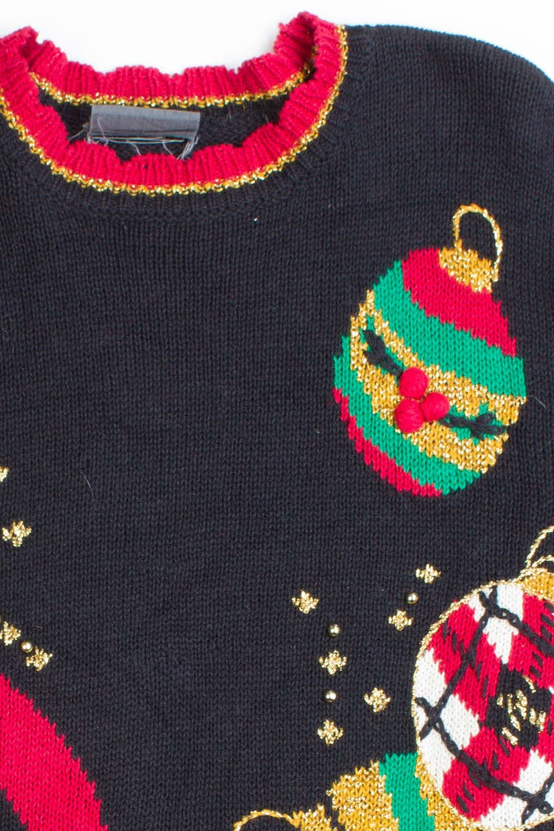 Black Ugly Christmas Pullover 50070