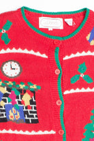 Red Ugly Christmas Cardigan 50084